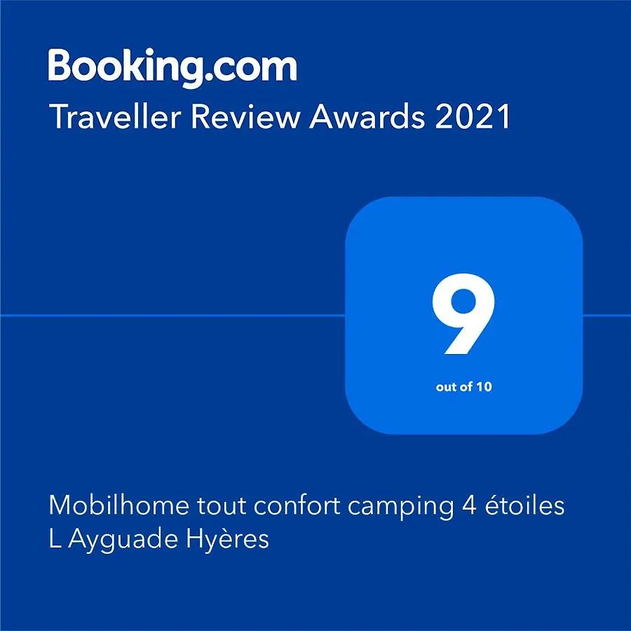 Mobilhome tout confort camping 4 étoiles L Ayguade Hyères